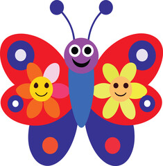 Obraz premium Abstract collage of rounded rectangles in bold bright colors collage design vector