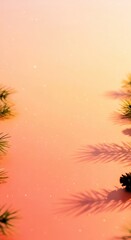 Obraz premium Warm Christmas Gradient. Sparkle Pine Shadow Festive Background.