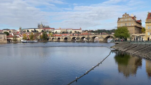 Charles Bridge and Prague Castle Skyline