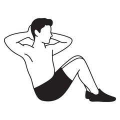 A man in black dress icon