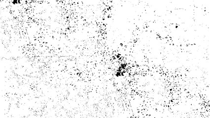 Vintage scratched glitch effect for design. Monochrome retro grunge texture illustration. Dust overlay textured. 