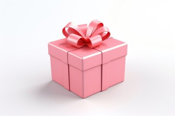 A gift box white background celebration anniversary.