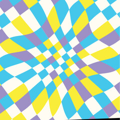 Multicolor gradient seamless geometric pattern
