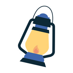 camping lantern illustration.eps © Sinitak
