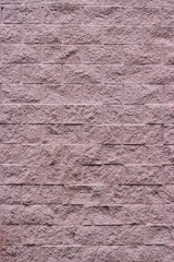 Dusty rose stone wall