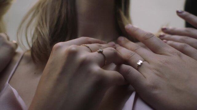 Elegant jewelry rings models showcasing unique styles for women