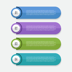 Infographic of Process in Four Parts