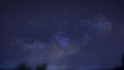 Abstract flowing purple and blue textures with light ethereal highlights