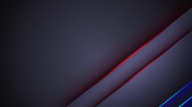 Abstract shinning Red Blue Frame Border background video