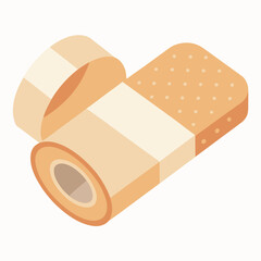 adhesive bandage isolated on white