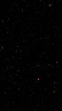 Vertical Space Flythrough - Deep Space Starfield Loop