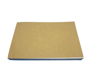 Textured mustard yellow khaki craft paper for design and crafts on a Transparent Background