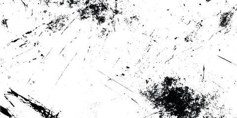 Grunge texture white and black cracks, scratches, scuffs, dust, dirt Overlay Distress grain monochrome design.
