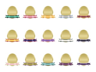 いろいろメダルリボンセット24