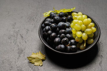 Fresh grapes bowl