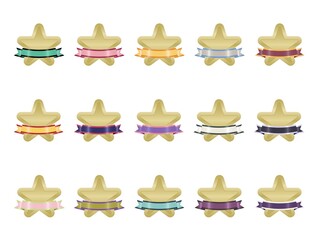 いろいろメダルリボンセット30