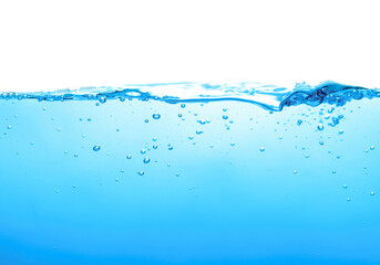 Blue water splash. Blue water background image. Sea water background image 