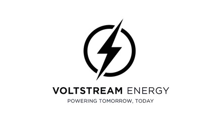 Voltstream Energy Logo with Lightning Bolt Symbol.