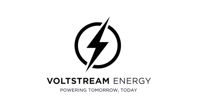 Voltstream Energy Logo with Lightning Bolt Symbol.