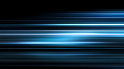 Illuminated blue streaks against a dark background, suggestive of speed or energy. The dynamic lines create a sense of movement.