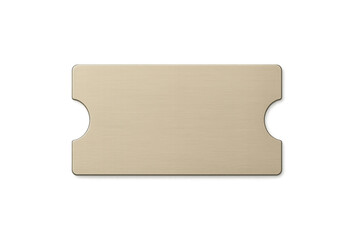 Blank admission ticket or coupon stub template