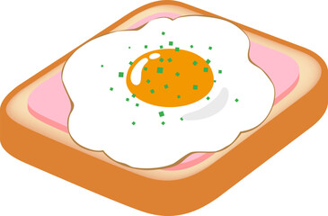 ハムエッグトーストのアイコン