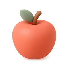 Wholesome apple cartoon illustration, vibrant design for healthy eating campaigns or educational material, playful and inviting, perfect for kids and adults alike