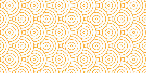 Modern diamond geometric waves spiral pattern. abstract circle wave lines. brown seamless tile stripe geomatics overlapping create retro line overlap pattern background. Overlapping Pattern design