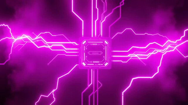 abstract background with lightning