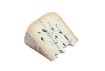 blue cheese isolated on a white background