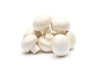Champignon mushroom isolated on white background