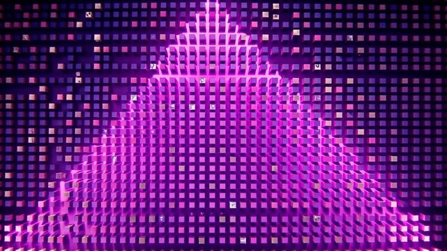 abstract background with binary code