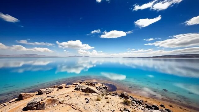 lake and sky