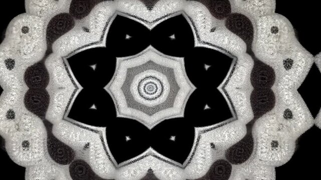 close up of a black background