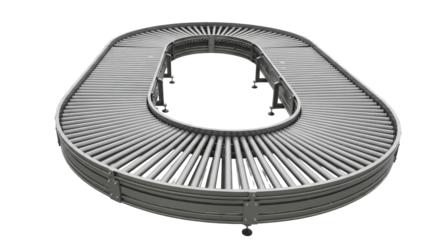 Oval shaped industrial metal grate with spokes isolated on transparent background