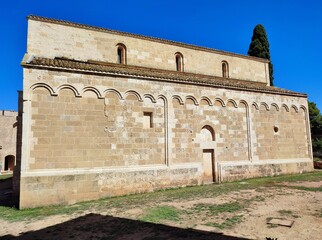 Lecce - Facciata laterale della Chiesa di Santa Maria di Cerrate