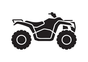 Atv vehicle icon, Atv vehicle Black vector