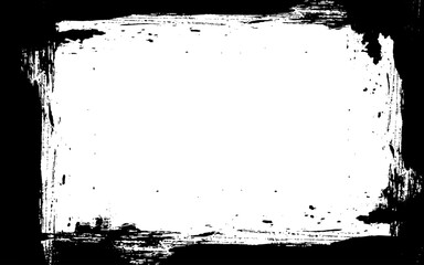 Vector grunge frame. Distress background.