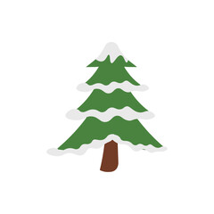Pine Tree With Snow