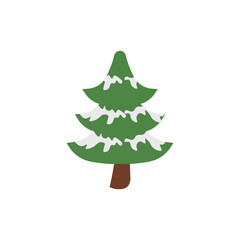 Pine Tree With Snow