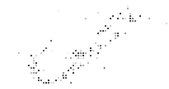 Digital Circles Converge Forming Bermuda Map Contour