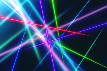 Color Beam Laser Overlays