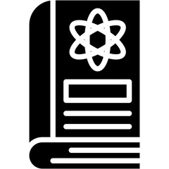 Vector icon Science, Book, Learn, Knowledge, Structure, Education