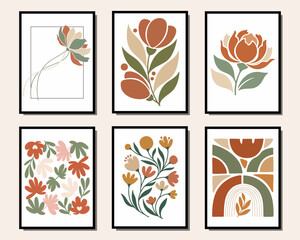Minimal Botanical Artprint Set