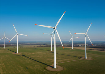 Wind Farm Generating Renewable Electricity