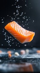 Delicious low-fat and healthy salmon food