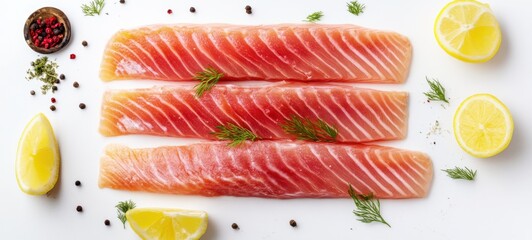 Delicious low-fat and healthy salmon food