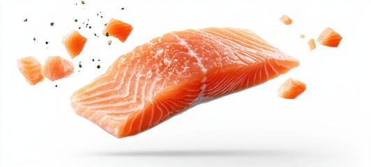 Delicious low-fat and healthy salmon food