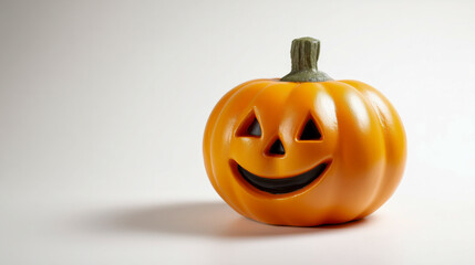 室内スタジオのオレンジ色ジャックオーランタン置物