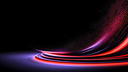 Abstract digital background. Data universe illustration. Ideal for depicting network abilities, technological processes,